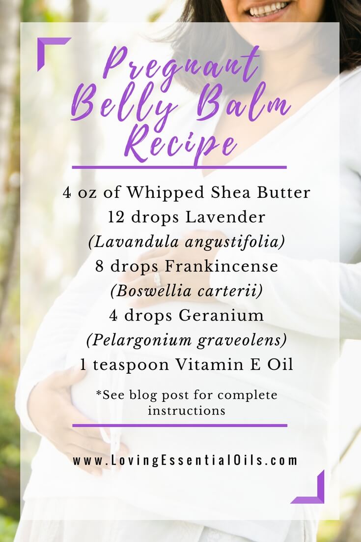Whipped Shea Butter Recipes - Pregnant Belly Balm by Loving Essential Oils