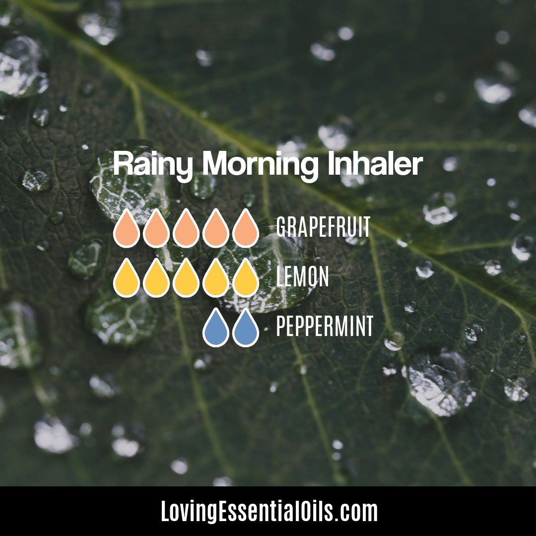 Rainy day essential oil blend by Loving Essential Oils