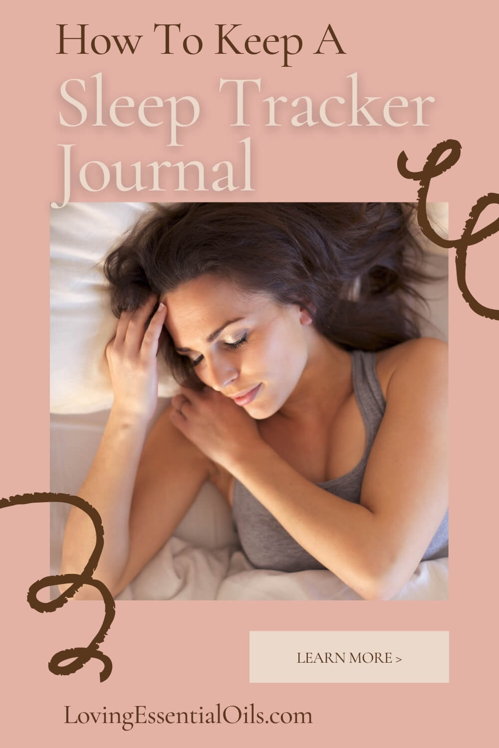 Sleep Tracker Journal by Loving Essential Oils