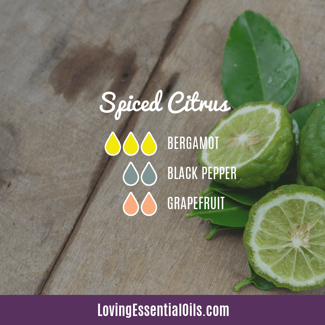 Spiced Citrus Diffuser Blend with Black Pepper by Loving Essential Oils