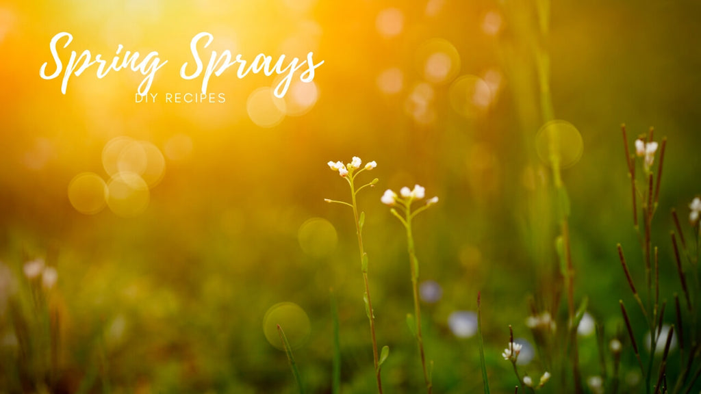 Essential Oil Spray Recipes for Spring to Make and Take for Seasonal Delight by Loving Essential Oils