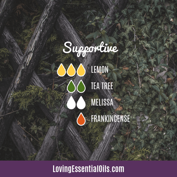 Supportive Essential Oil Diffuser Blend for Cold Sores by Loving Essential Oils