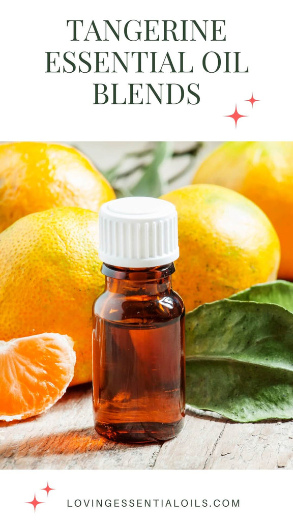 Tangerine essential oil blends by Loving Essential Oils