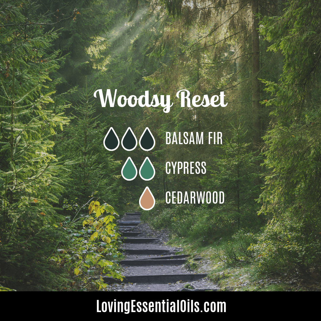 woodsy essential oil blends by Loving Essential Oils