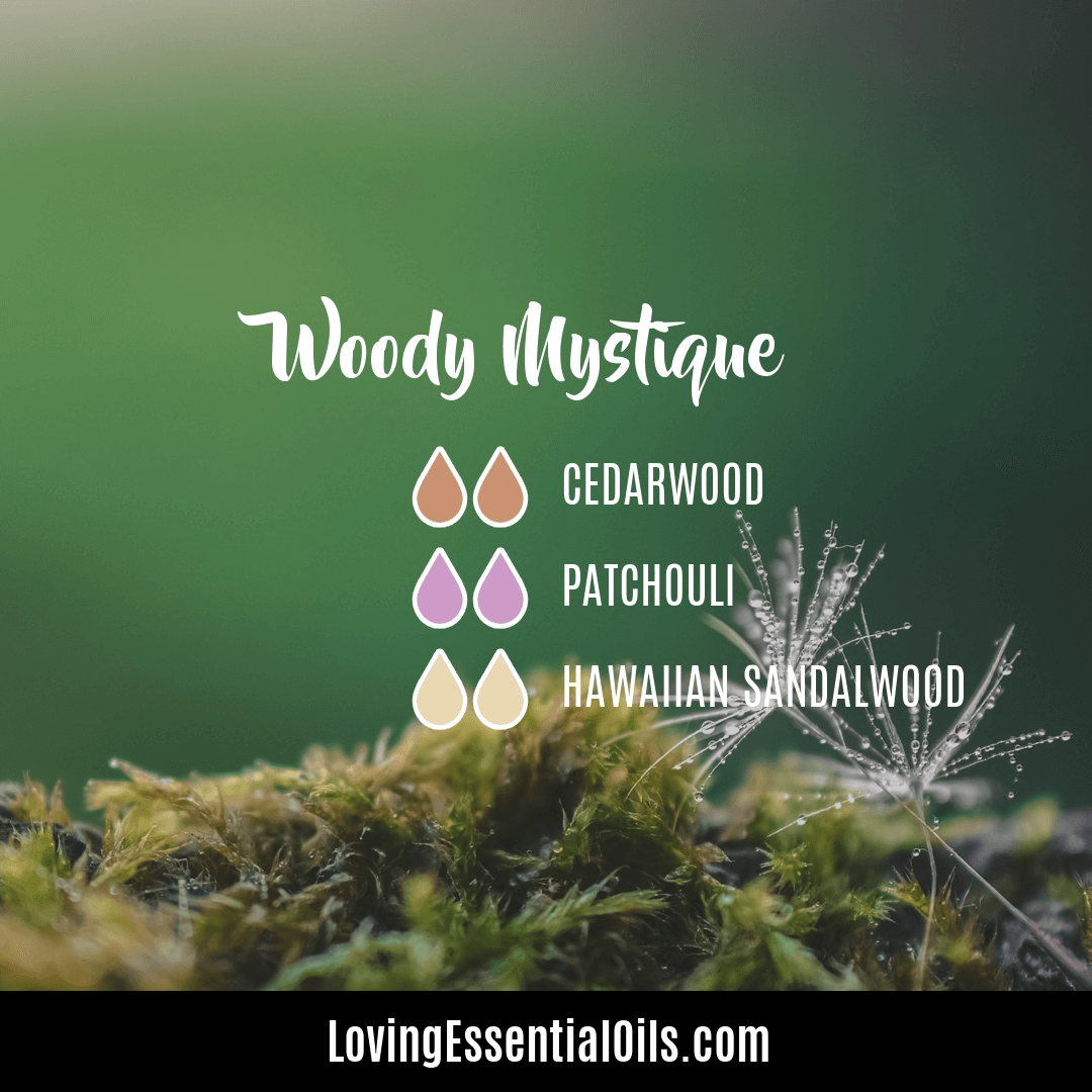 Woody diffuser recipes by Loving Essential Oils