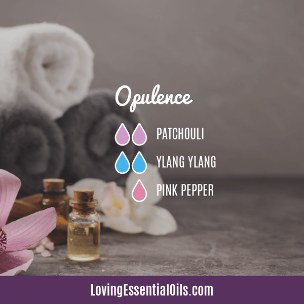 Ylang Ylang Essential Oil Blends by Loving Essential Oils | Opulence with patchouli, ylang ylang, and pink pepper