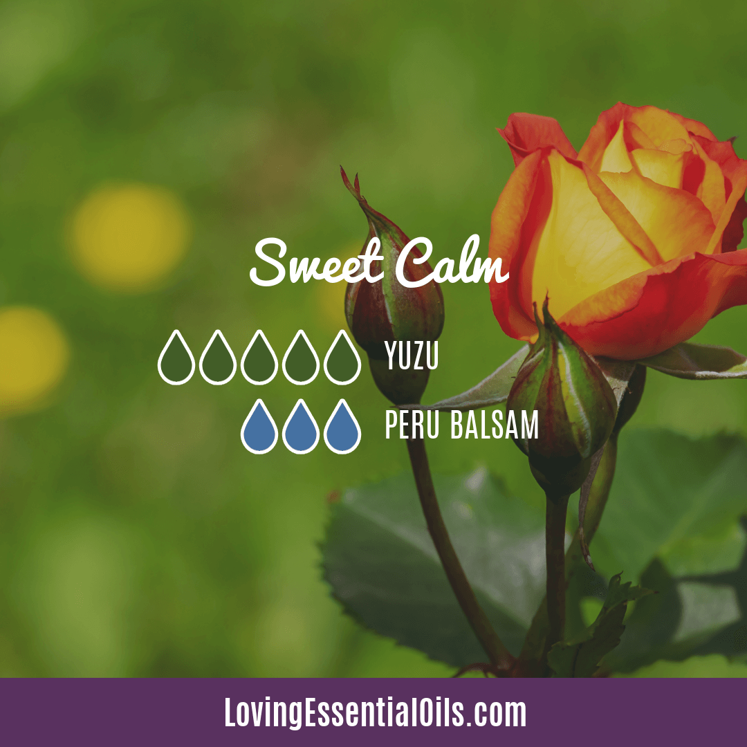 Yuzu Diffuser Recipe - Sweet Calm by Loving Essential Oils