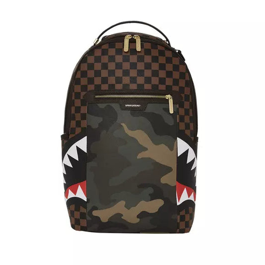 SPRAYGROUND: Fur Sharks in Paris Checkered Backpack – 85 86