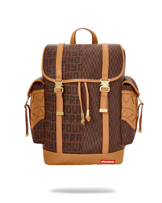 Leather backpack Sprayground Brown in Leather - 33876865