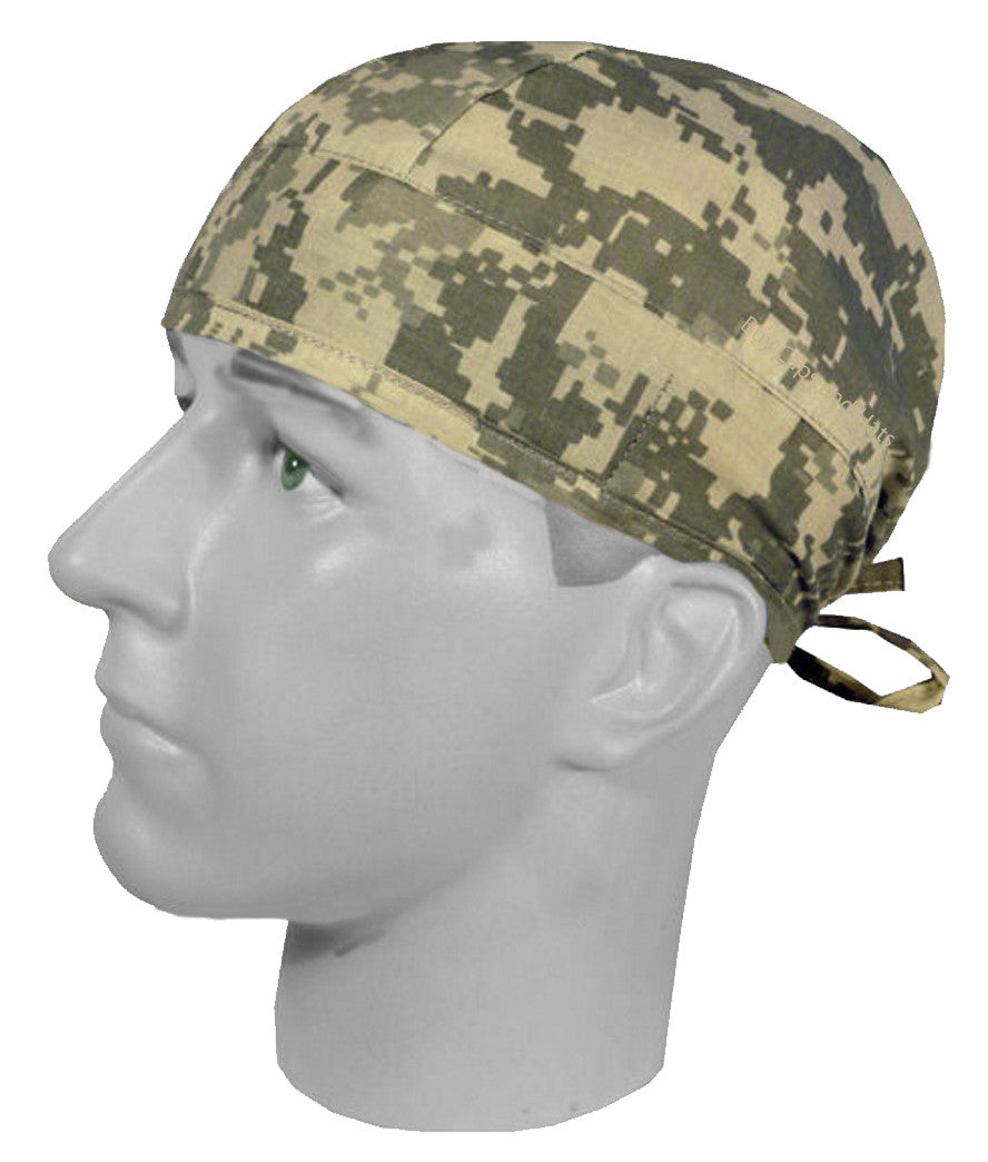 Surgical Scrub Cap Digital Camouflage with SWEATBAND MADE IN THE USA ...