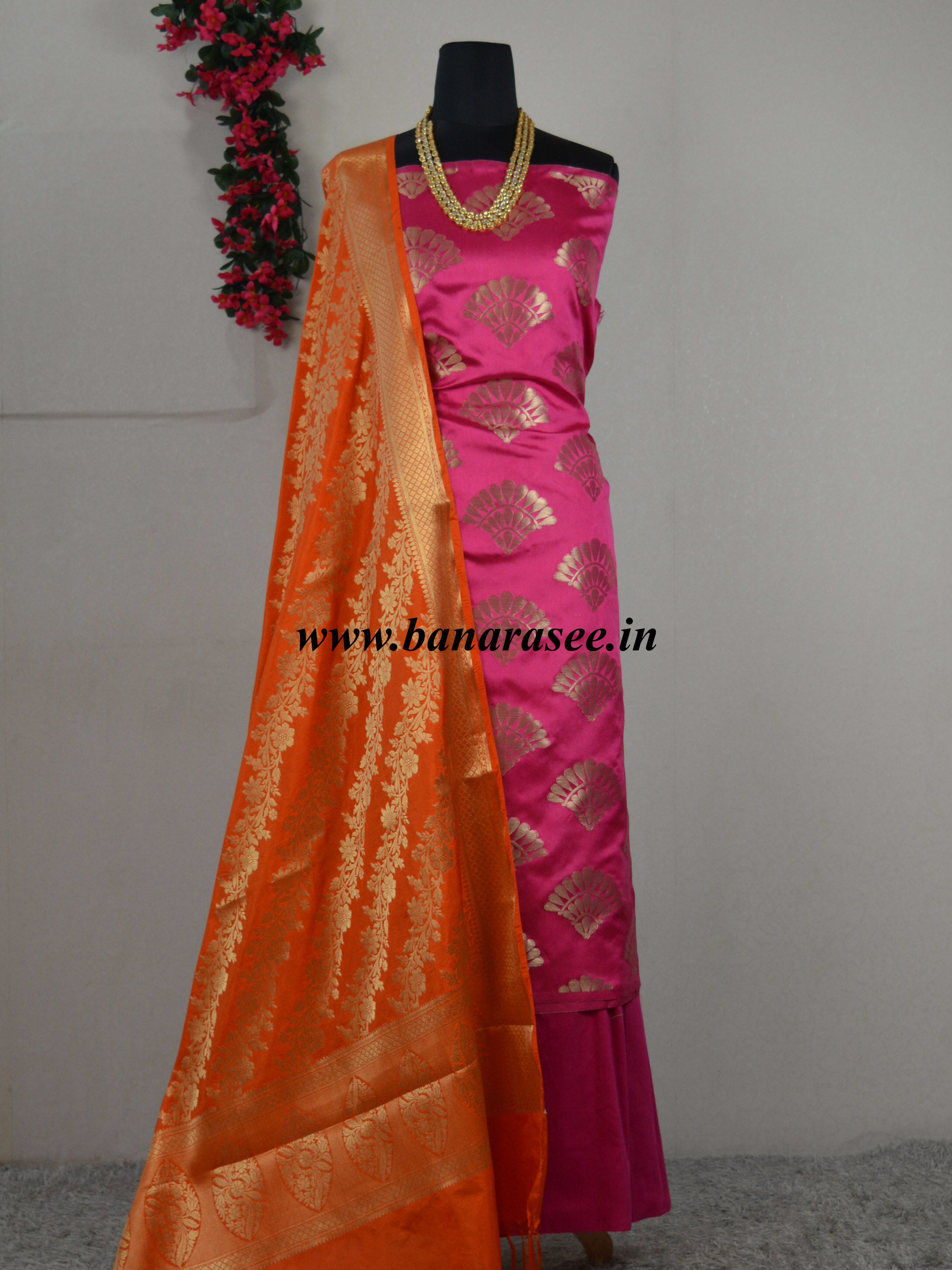 pure silk salwar suits