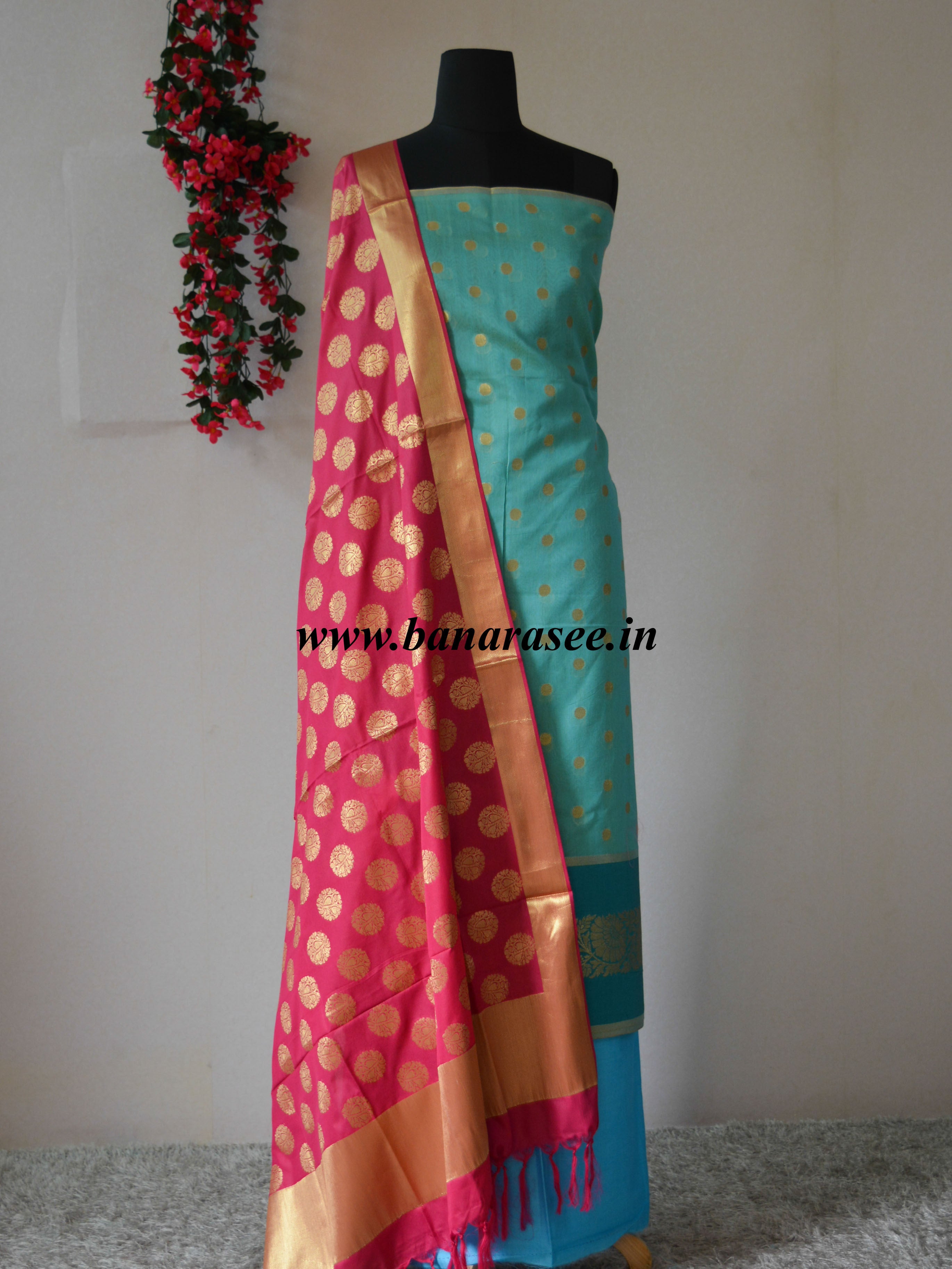 silk dupatta suit