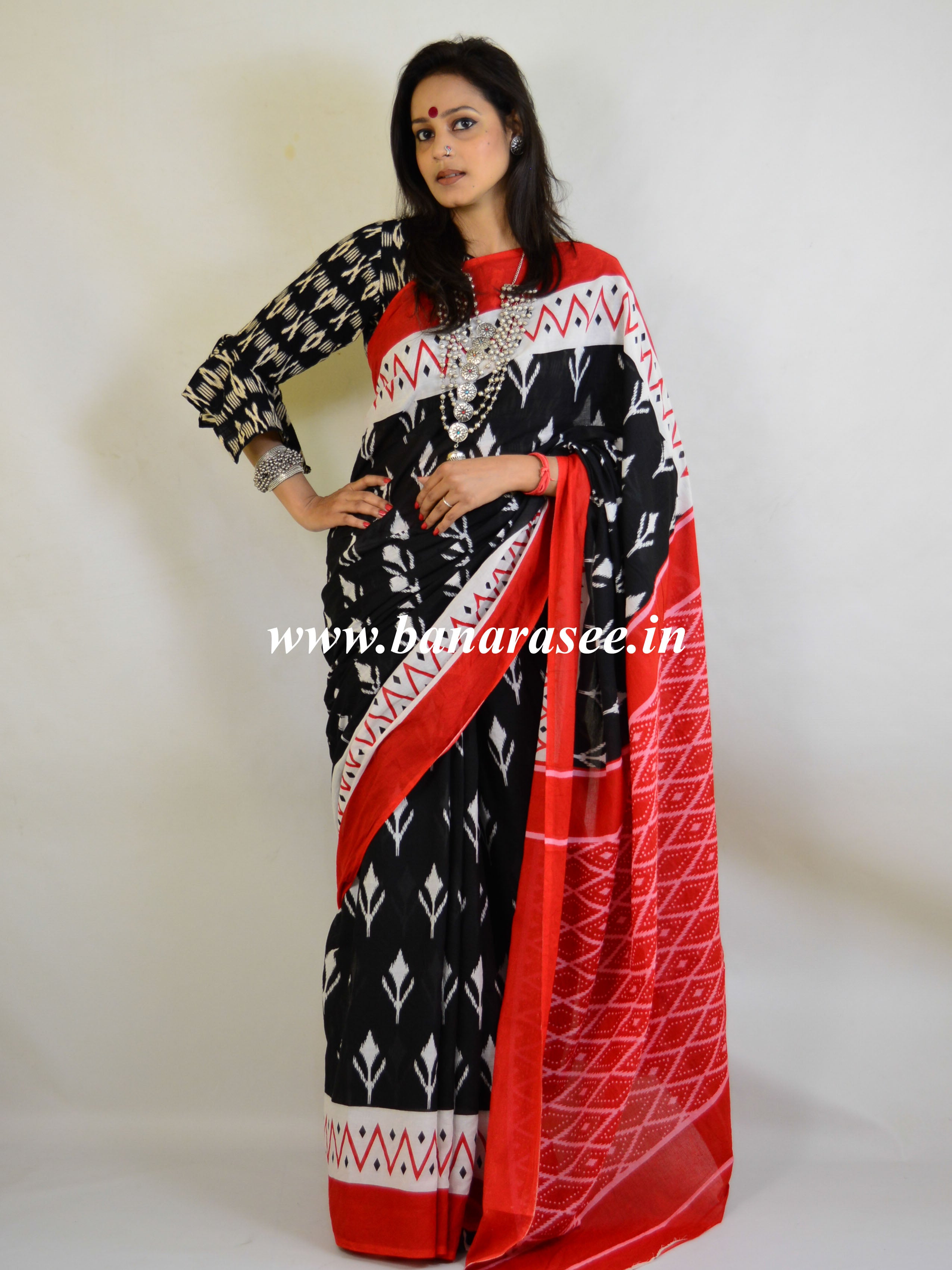 ikkat saree images