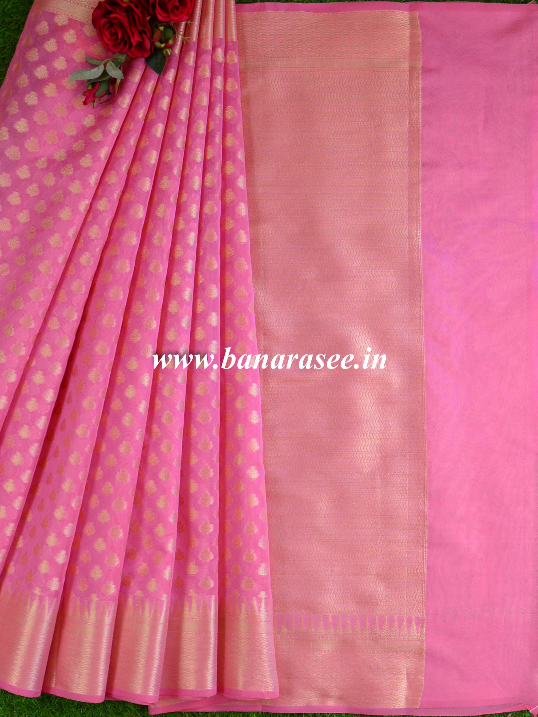 Featured image of post Baby Pink Colour Saree : Check price in india and shop online.