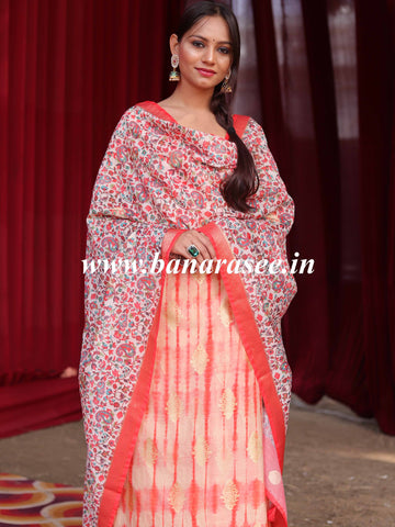 white salwar kameez with red dupatta