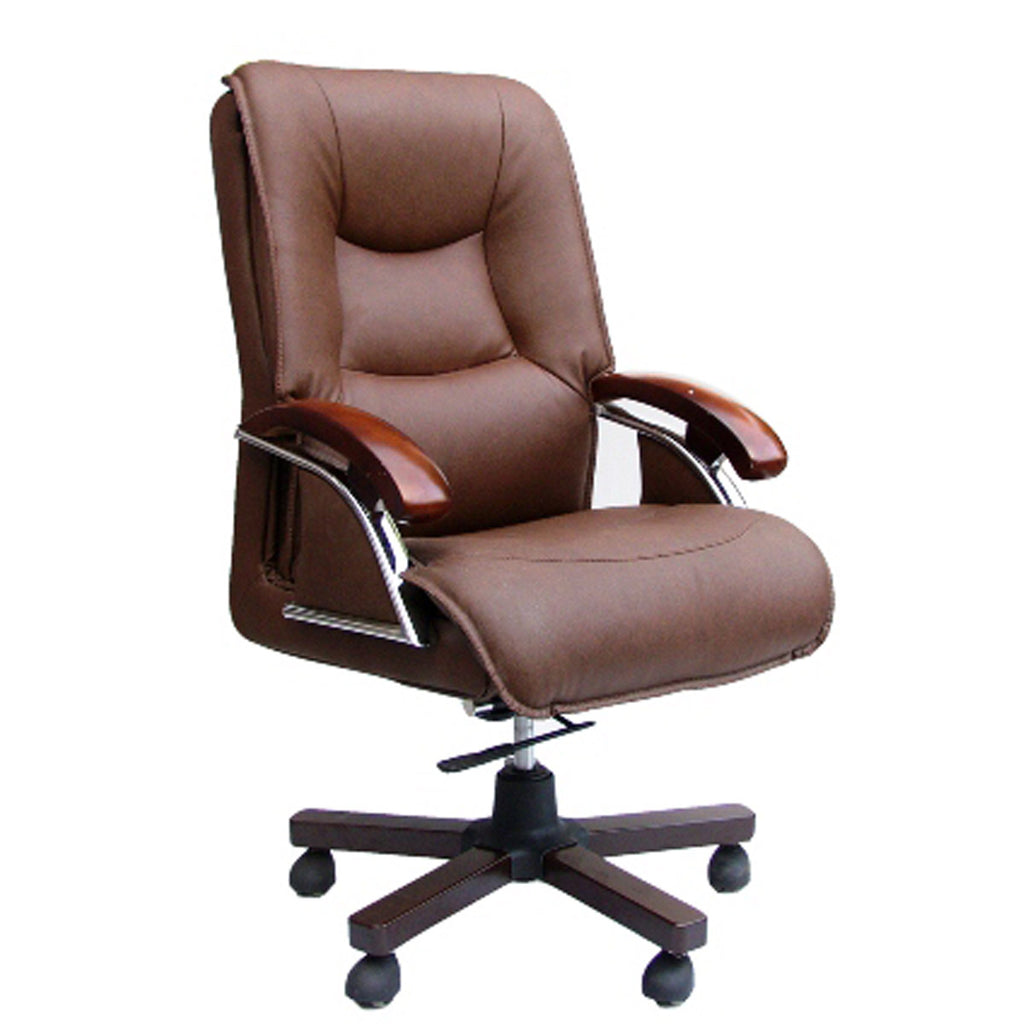 TimberTaste COCO Brown Directors, Executive, Boss, conference high back office  chair