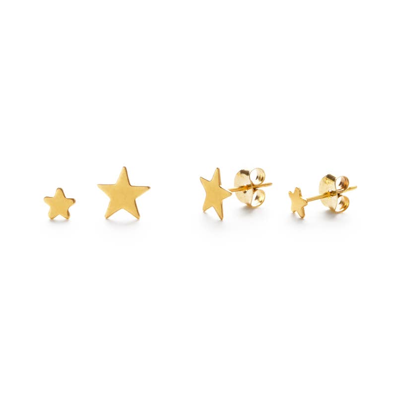 Star Stud Earring Set