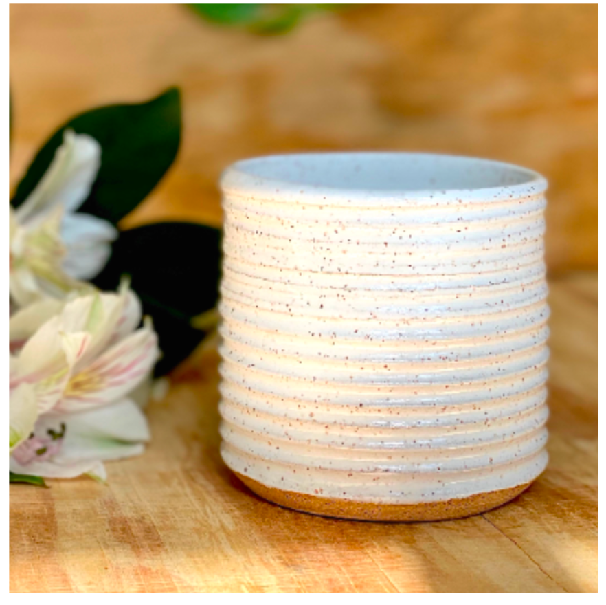 Suma Ceramics Hand Thrown Ceramic Tumbler - Milk