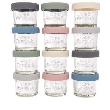 Glass Baby Food Jars