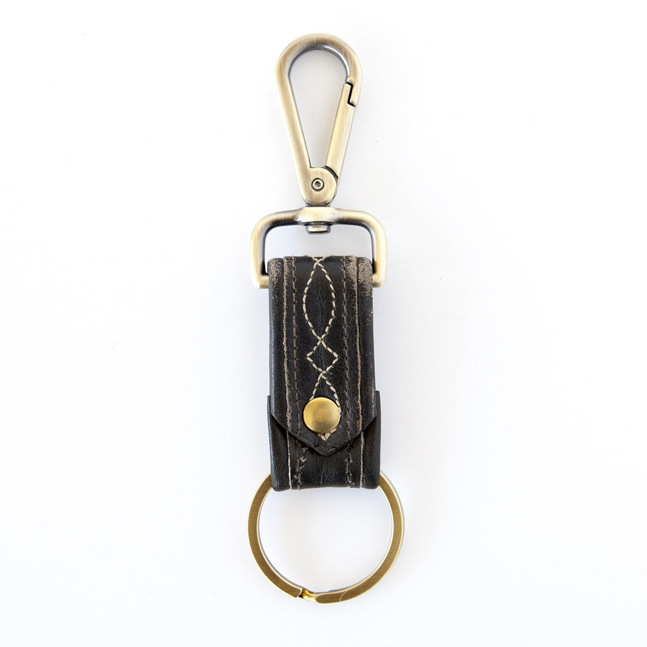 Black Bootstrap Keychain