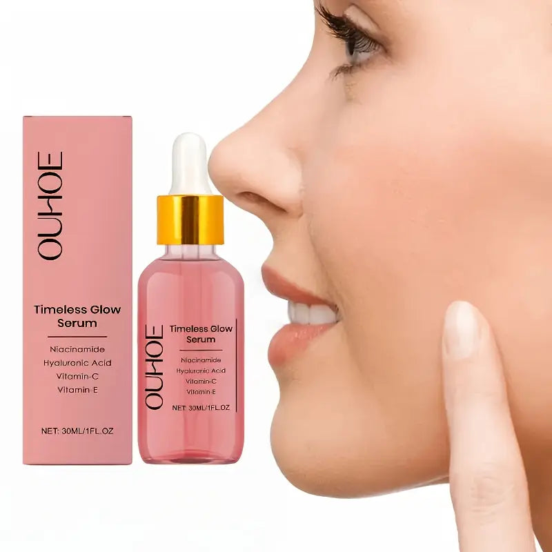 essență de acid hialuronic cu   de albine -   profundă și strângere bej ușoară cu ingrediente  , fără alcool, ușoară și ușor de   pentru toate tipurile de bej ușoară, bărbați și femei, ambalaj portabil, rutină de îngrijire a pielii, design elegant al sticlei, formulă fără alcool Detaliile articolului 2