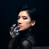 Melissa Ng of Lumecluster wearing Descendents of the Dragon Armor Rings