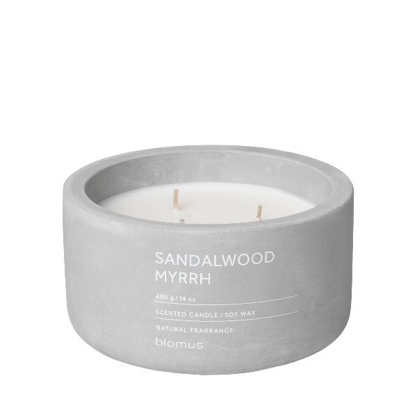 white scented candles