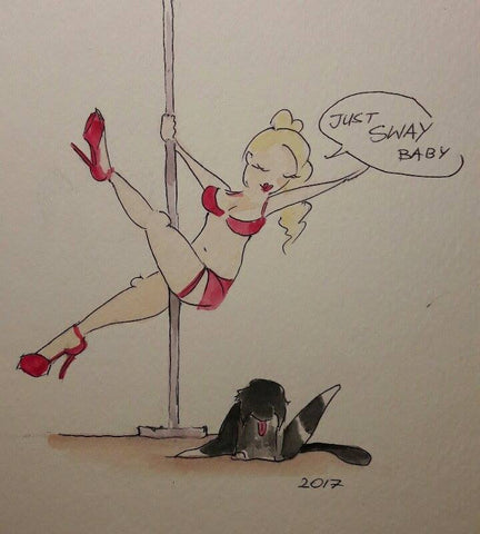 Agata Sway Pole Dancer Blog Rico Cat