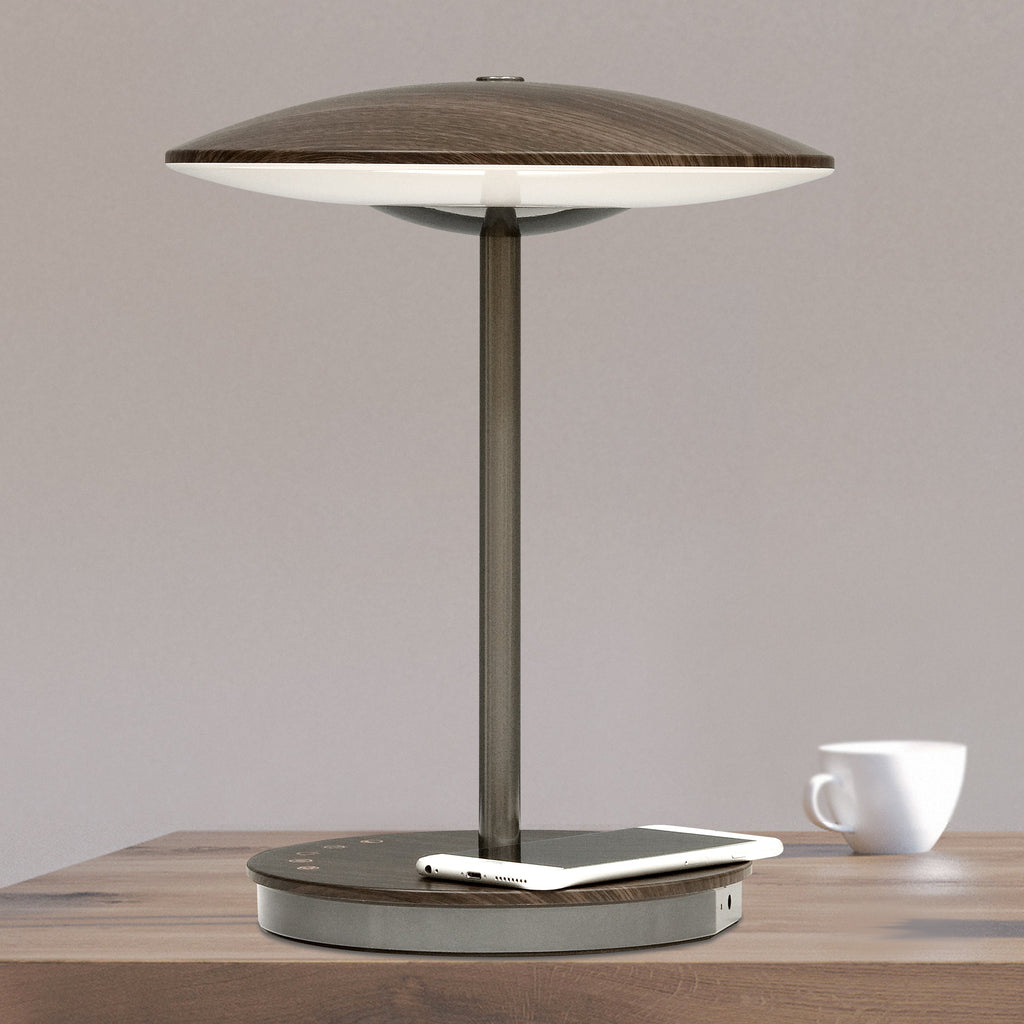 ultrabrite led desk lamp with wireless charger