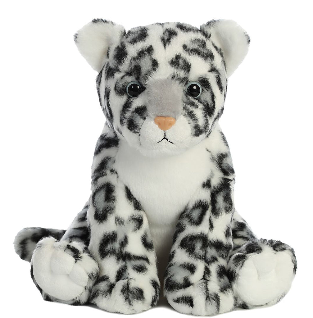 snow leopard plush