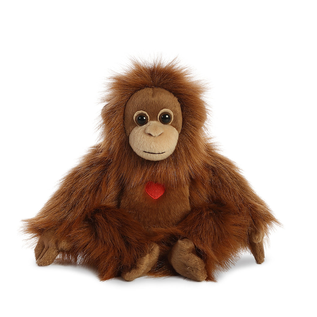 large stuffed orangutan