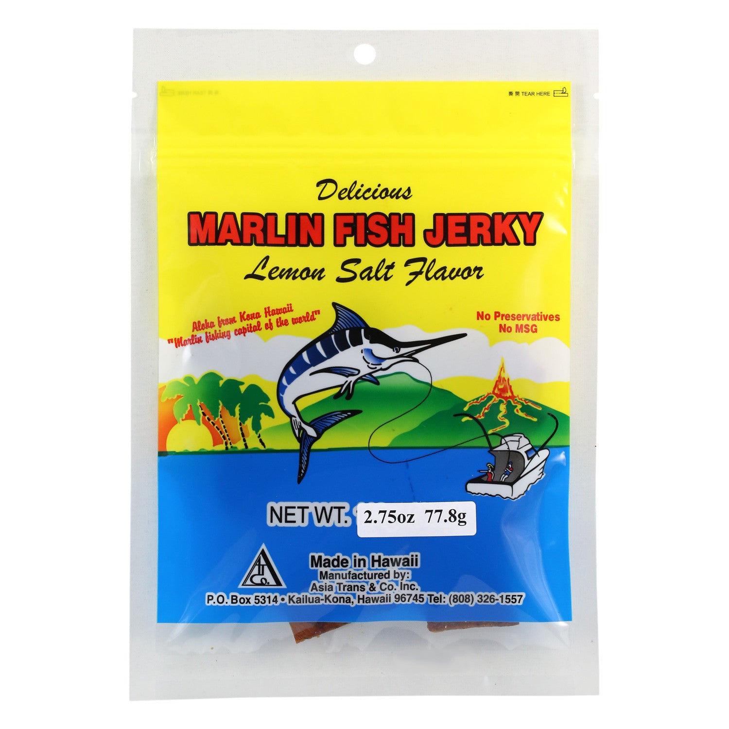 Lemon Salt Marlin Jerky