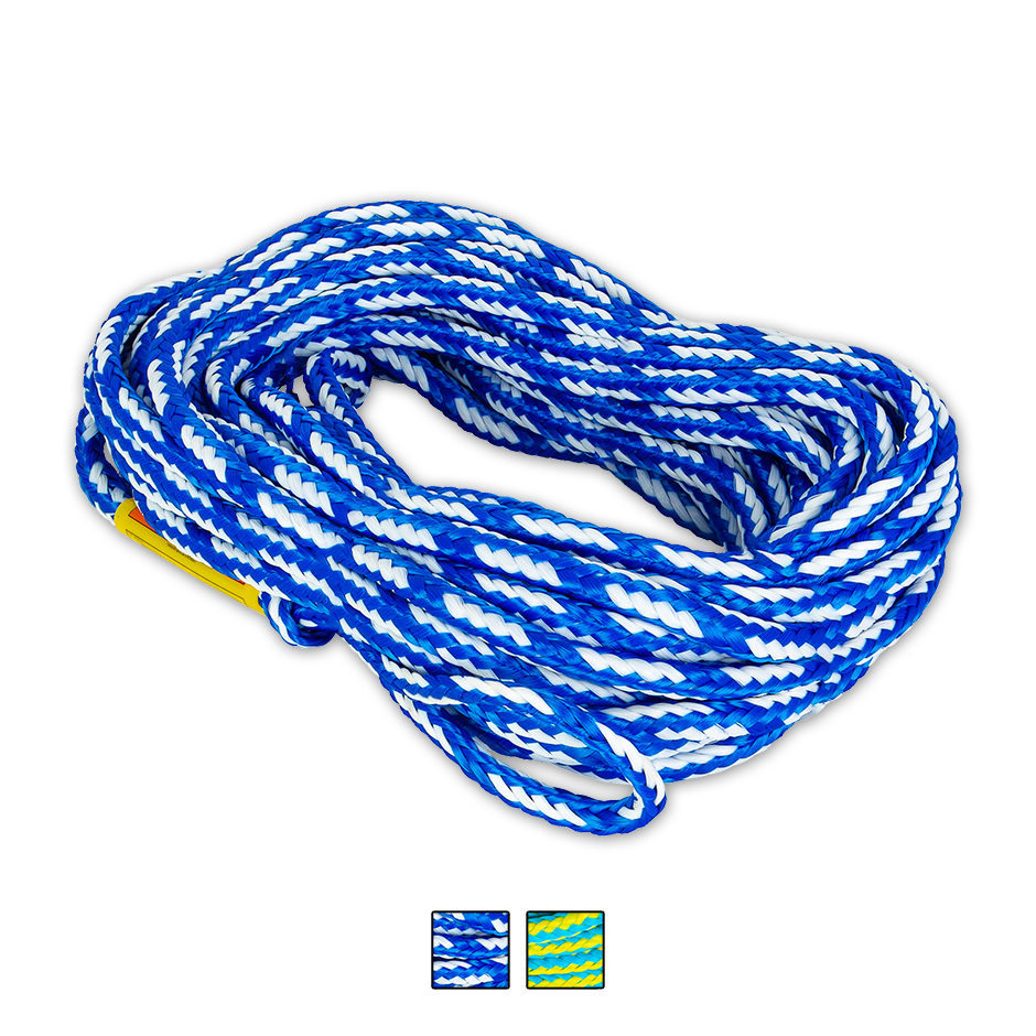 O'Brien 4-Person Floating Tube Rope, Blue/White