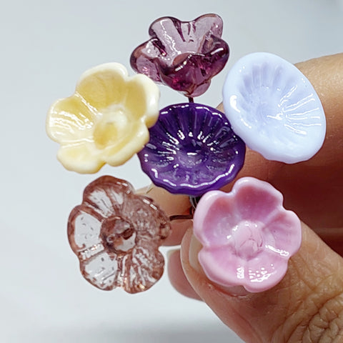 NEW!! Glass Art - Mini Flower Bouquet - Mulberry Garden