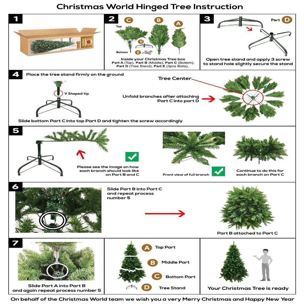 Queen Forest Christmas Tree 2 4m Christmas World