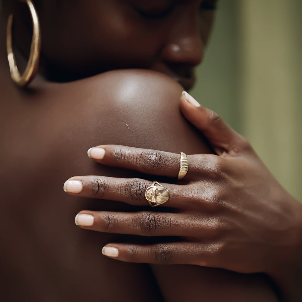 The Scarab Ring - Ethically Made by Catori Life Jewelry | Catori Life