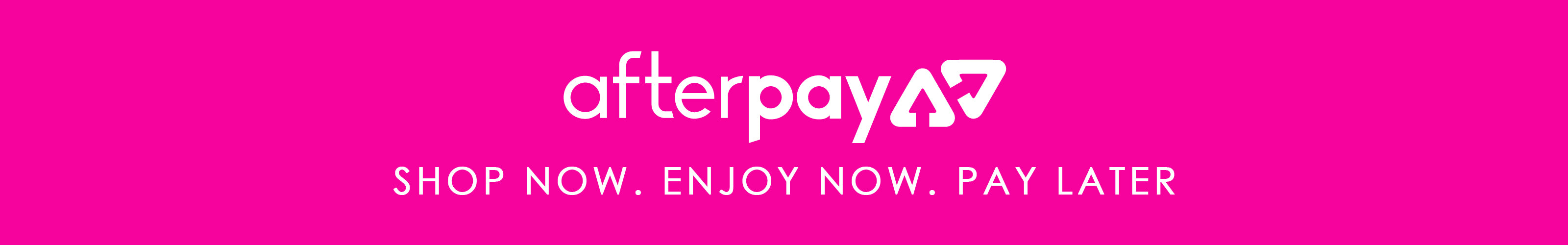 afterpay logo pink