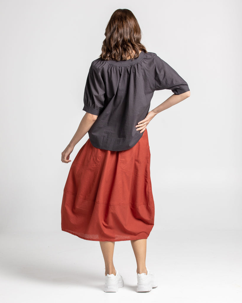 Guru Skirt - Sienna Red – Boom Shankar