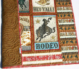 Rodeo Quilt, Western Baby Blanket, Homemade Personalized ...