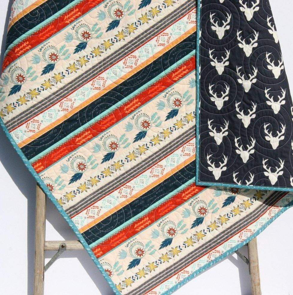 Tribal Baby Quilt Boho Nursery Bedding Aztec Baby Quilt Boy Quilt