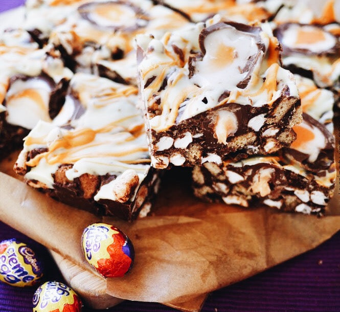 Easter Creme Egg Rocky Road Recipe La Luna Rose Chocolate