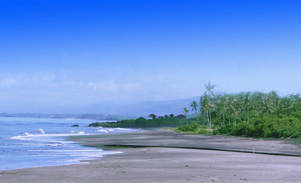 Kendungu Beach in Bali, Black Sand beautiful secluded beach