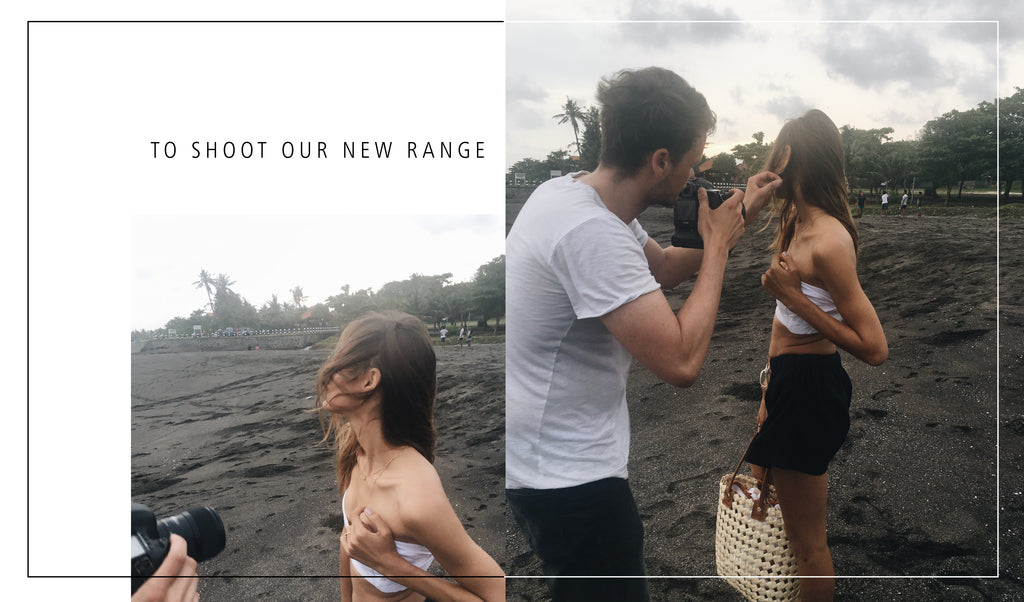 Beach Photoshoot of our Jewellery in Canggu, Bali
