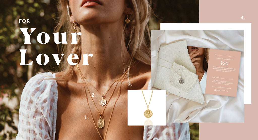 Sustainable Gift Ideas for your lover - Luna and Rose jewellery