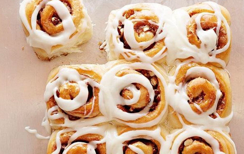 Easter Cinnamon Scrolls with Orange Zest Icing - Delicious Recipe
