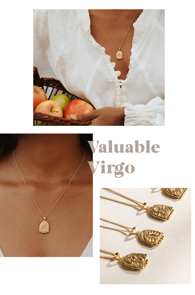 Luna & Rose Valuable Virgo Jewellery Necklace for Zodiac