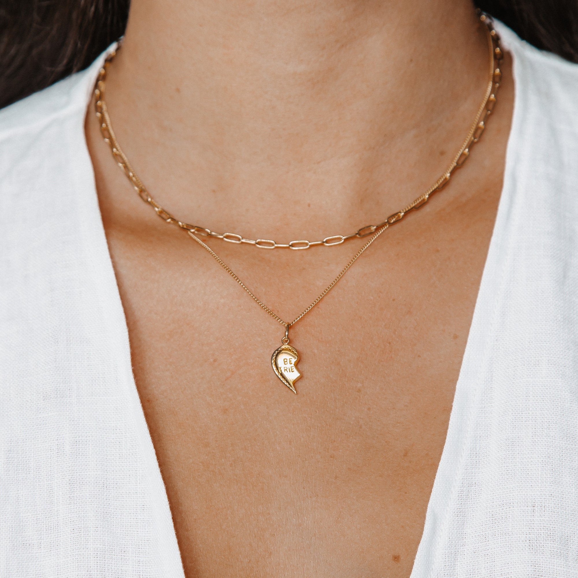 Pure Heart Chain Pendant Necklace in Gold | Uncommon James
