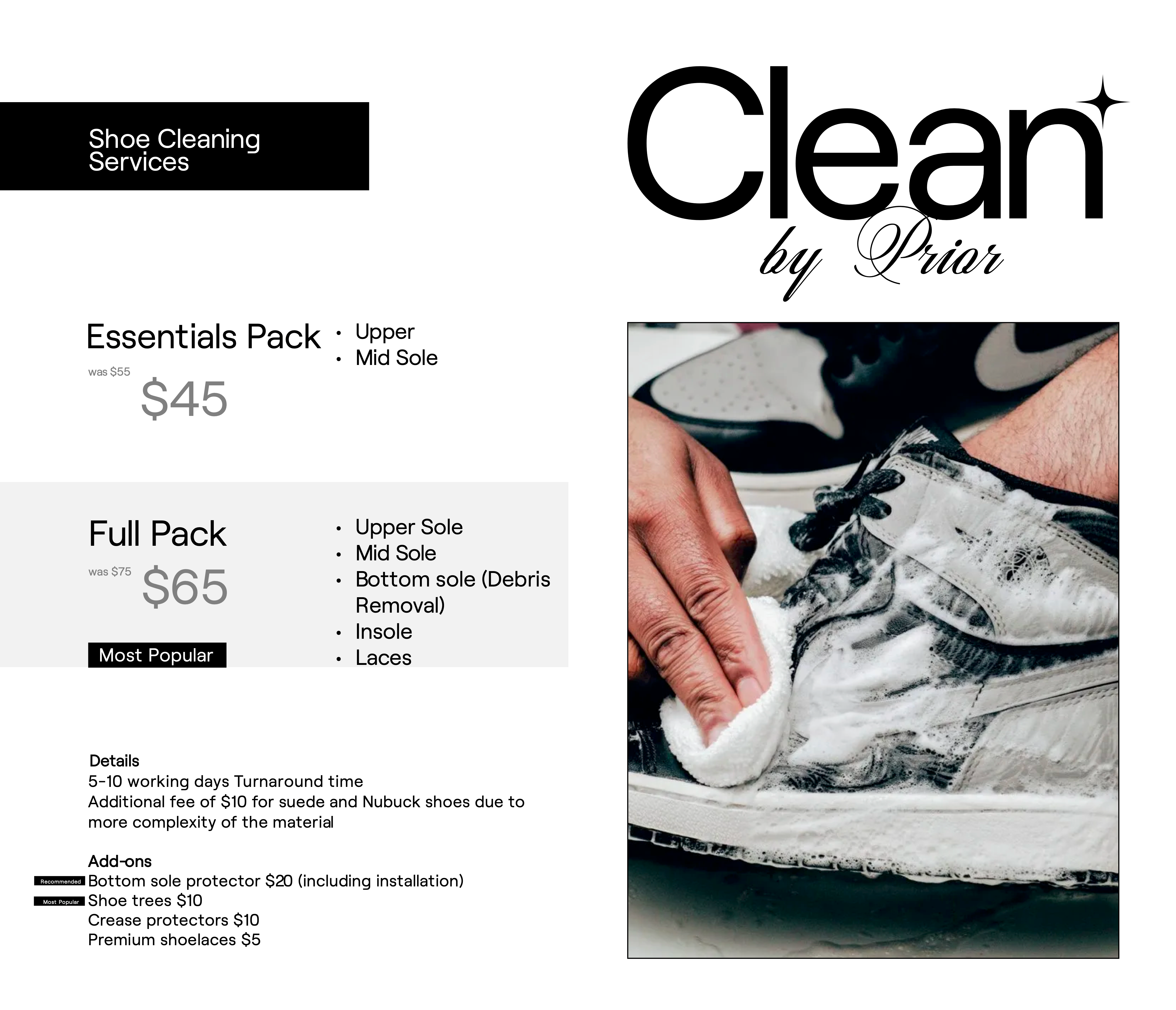 Shoe cleaning service in Auckland, New Zealand