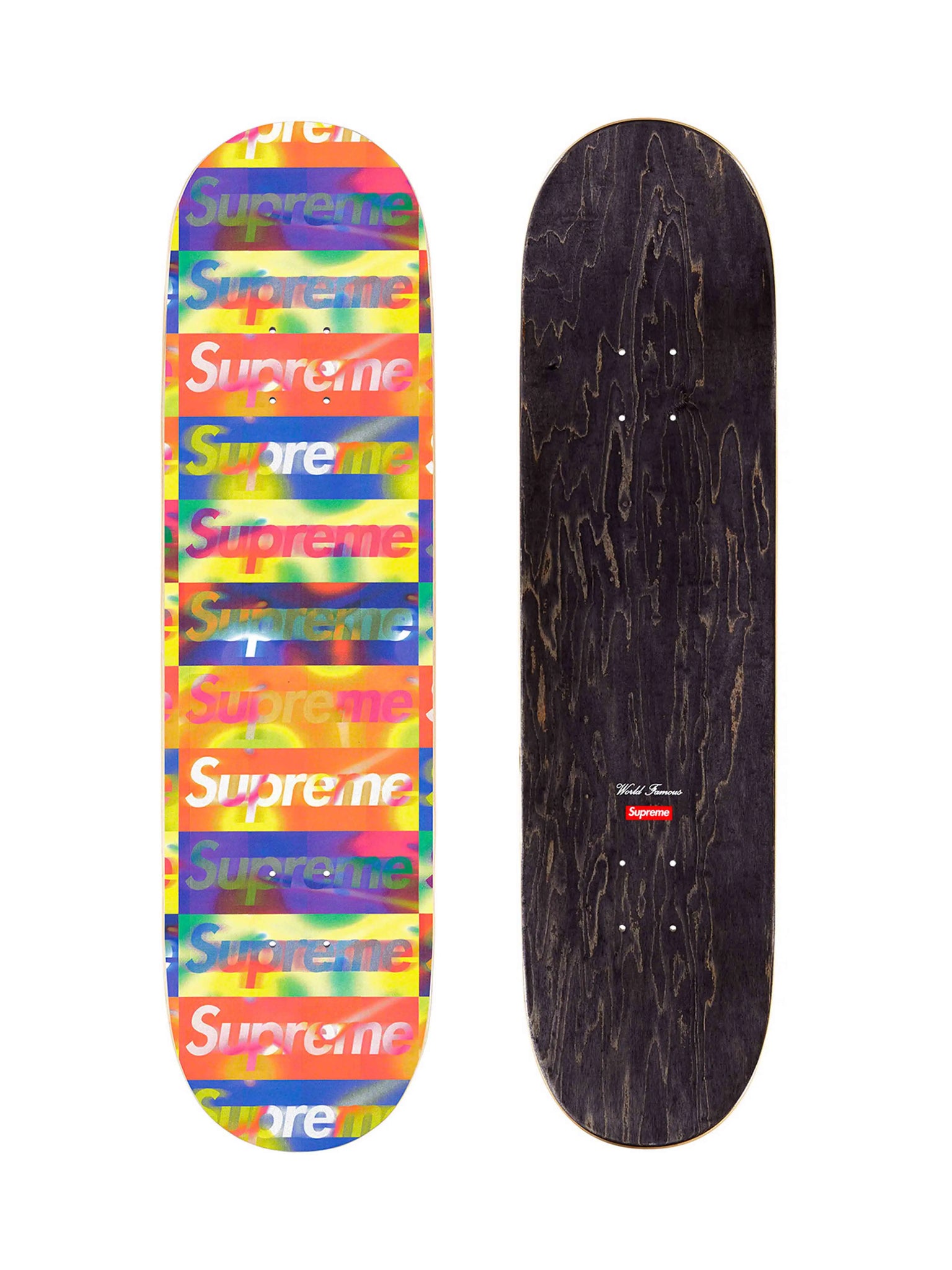 Supreme Uncut Box Logo Skateboard Deck Red