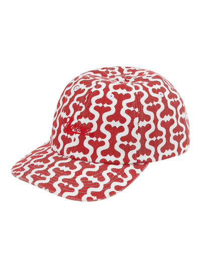 Supreme twill crusher red monogram M/L - ハット